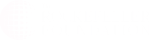 The Rockefeller Foundation logo featuring a stylized globe made of a grid pattern.