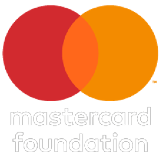 Mastercard Foundation logo, featuring the iconic overlapping red and orange circles above the words 'Mastercard Foundation'.